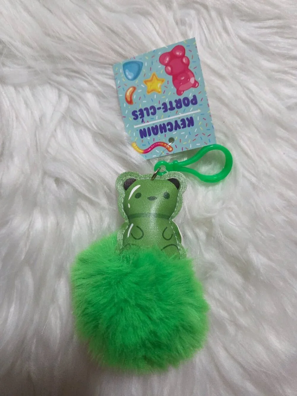 Gummy Theme Pencil Pouch & Keychain Set